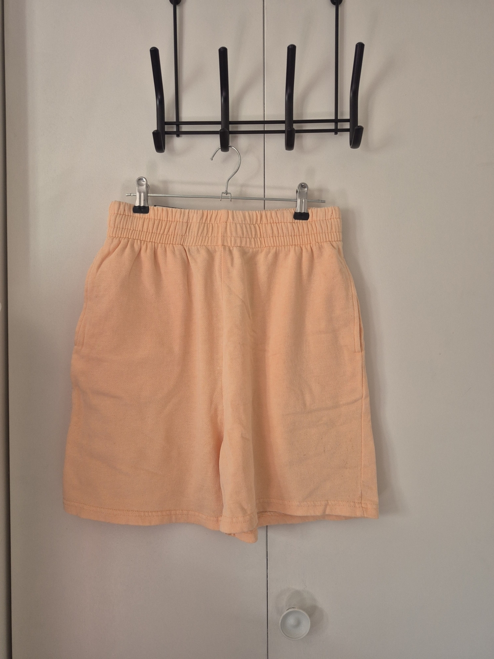 Garage Peach Elastic Waist Bermuda Shorts